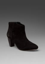 Black booties at Revolve