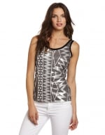 Silver sequin top at Amazon