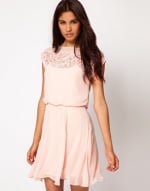 Peach dress like Lemons at Asos