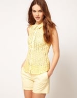 Yellow crochet top like Marleys at Asos