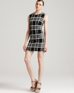 Tina's check dress at Bloomingdales