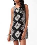 Patterned shiftdress like Tinas at Forever 21