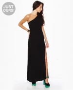 Black one shoulder dress at Lulus