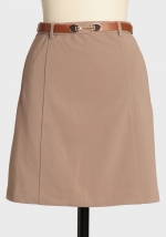 Taupe skirt like Rachels at Ruche