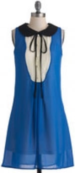 Tina's blue dress at Modcloth