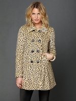 Leopard print coat at Free People