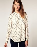 Same blouse in white at Asos