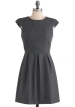 Grey dress like Robins at Modcloth