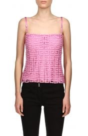 4G Logo Guipure Lace Top at Nordstrom