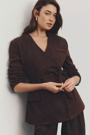 4th Reckless Luca Wrap Blazer at Anthropologie