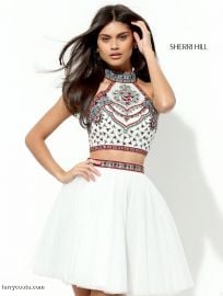 50645 in White at Sherri Hill