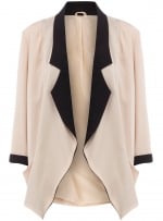 Light contrast blazer at Dorothy Perkins