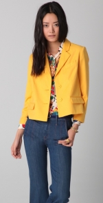 BB Dakota Mustard Blazer at Shopbop