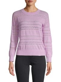 525 America Pointelle Sweater at Saks Off 5th