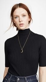 525 Ribbed Mock Neck Pullover at Shopbop