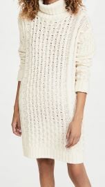 525 Soft Acrylic Cable Turtle Neck Dress at Shopbop