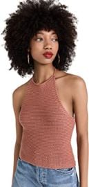 525 Women39s Crochet Halter Tank Terracotta XS at Womens Clothing store at Amazon