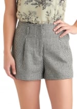 Similar black and white shorts at Modcloth