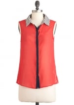 Red top like Zoes at Modcloth