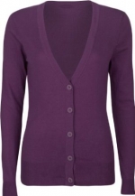 Purple cardigan like Bernadettes at Amazon