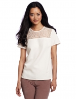 Similar white lace top at Amazon