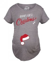 \\\'Bump\\\'s First Christmas\\\' Maternity Tee by Crazy Dog at Zulily