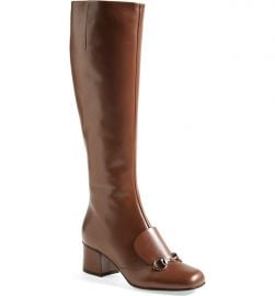 \'Lillian\' Horsebit Knee High Boot at Nordstrom