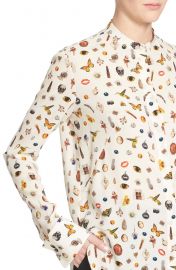  \'Obsession\' Print Silk Georgette Blouse at Nordstrom