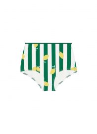 \'THE BRIGETTE\' LEMON PRINT STRIPE BIKINI BOTTOMS at Lane Crawford