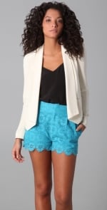 Robin's cream jacket at Shopbop