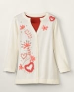 Embroidered cardigan like Lemons at Coldwater Creek