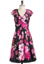 Black and pink dress like Blairs at Modcloth