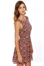 Similar floral dress at Lulus