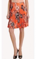 Lemon's orange skirt at Barneys