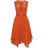 Blair's orange dress at Mytheresa