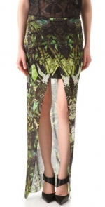 Hanna's green maxi skirt at Shopbop