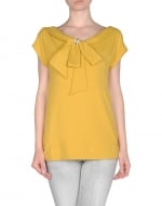 Similar yellow top at Yoox