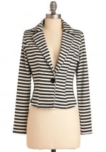 Striped blazer like Arias at Modcloth