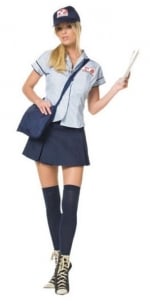 Sexy mail girl costume at Amazon