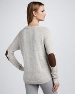 Lily's elbow patch sweater at Neiman Marcus