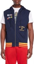 6th Man Hooded Zip Tricot Vest at Century 21