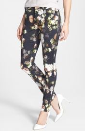 7 For All Mankind    The Skinny  Floral Pattern Jeans  Nighttime Floral at Nordstrom