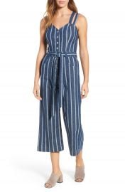 7 For All Mankind   Denim Culotte Jumpsuit at Nordstrom