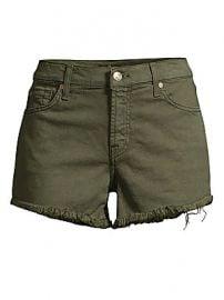 7 For All Mankind - Frayed Hem Cut-Off Shorts at Saks Fifth Avenue