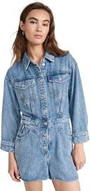 7 For All Mankind Front Yoke Romper at Amazon