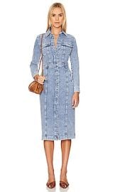 7 For All Mankind Luxe Dress In Morning Sky at Revolve