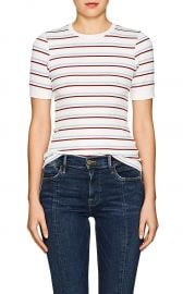 70S STRIPED FITTED T-SHIRT 70S STRIPED FITTED T-SHIRT at Barneys Warehouse