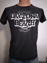 70s Daytona Beach Vintage T Shirt Sz Small Florida Black 80s eBay at eBay