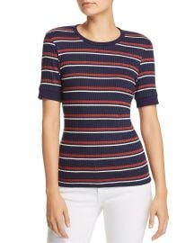 70s Striped Rib-Knit Tee at Bloomingdales