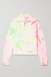 70s Tie-Dye Half-Zip Sweatshirt by Re/Done at Net A Porter